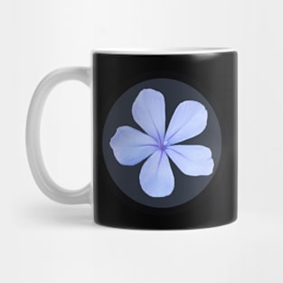 Wild Blue Phlox Flower Circle Frame Mug